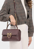 PINKO Borsa a mano Classic Love Bag Puff da donna in nappa trapuntata marrone 100043A0GK L86Q PINKO 