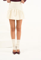 PINKO Gonna corta panna da donna 105767A2QV Z00 PINKO 