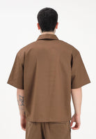 DICKIES Camicia a manica corta Cadiz marrone da uomo DK0A88PI0TB1 . DIckies 