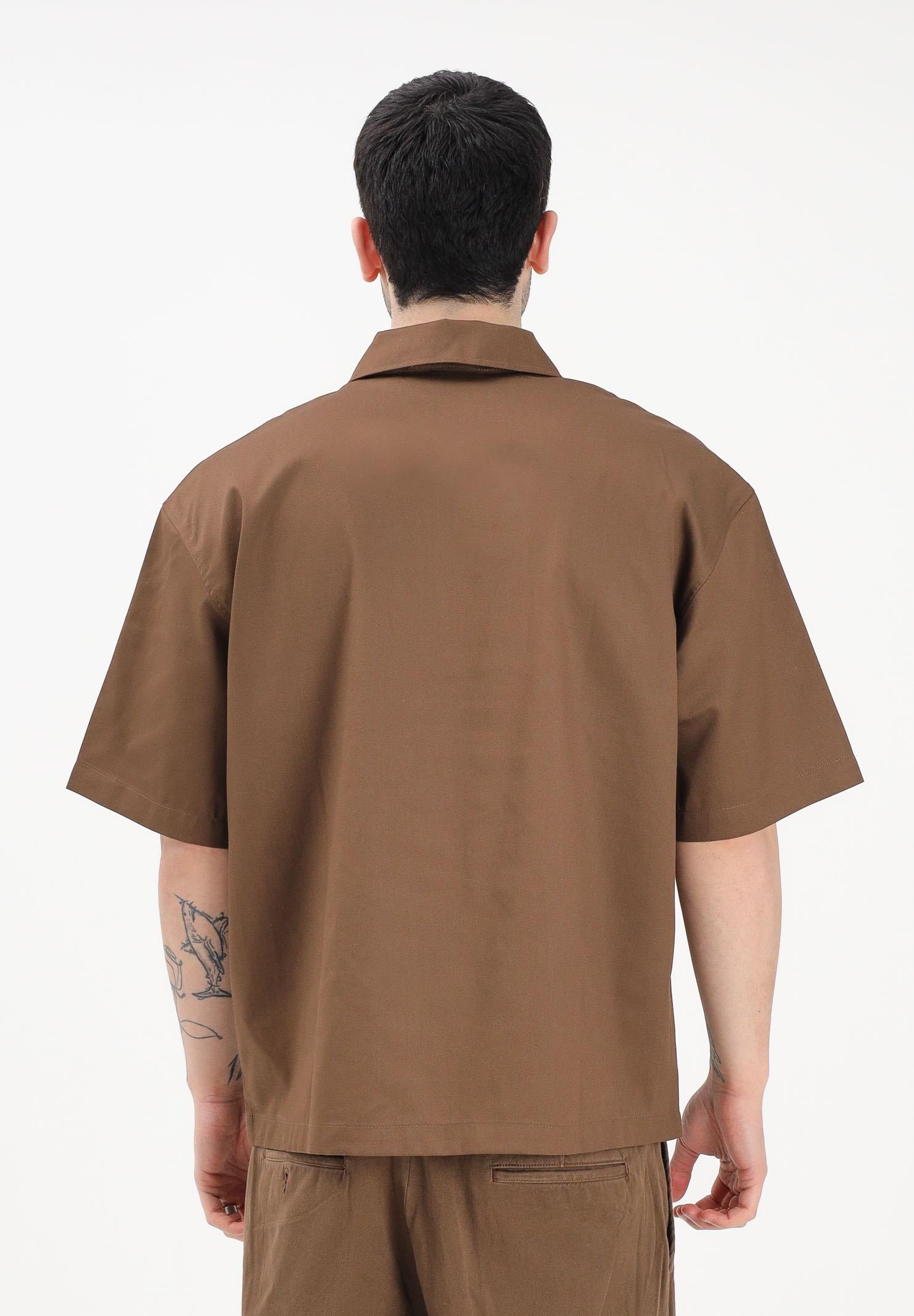 DICKIES Camicia a manica corta Cadiz marrone da uomo DK0A88PI0TB1 . DIckies 