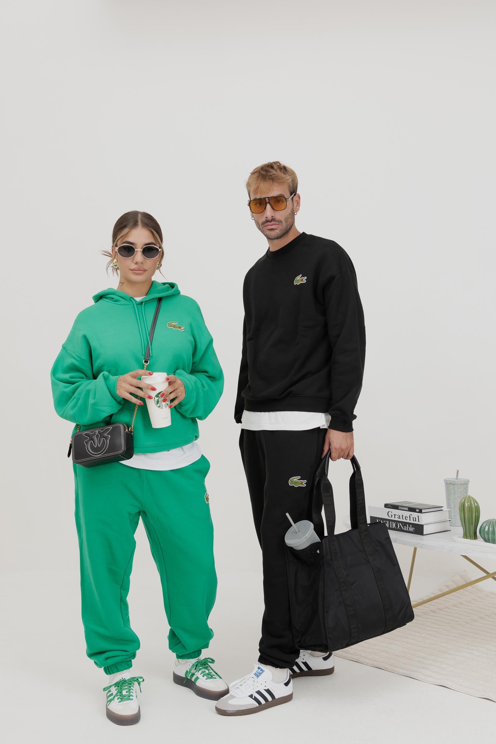 LACOSTE Pantalone sportivo nero per uomo e donna XH9610 031 LACOSTE 