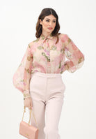 MAX MARA Camicia a manica lunga avorio da donna con stampa floreale 2516261044600 001 MAX MARA 