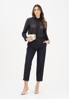 MAX MARA Pantalone elegante MSTCORONA blu da donna realizzato in pizzo floreale 2616131021600 002 MAX MARA 
