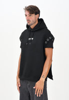 ARMANI EXCHANGE Felpa smanicata nera da uomo con logo sul retro XM001384AF18746 UC001 ARMANI EXCHANGE 