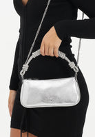PINKO Borsa a spalla Mini Half Moon Baguette argento da donna 105915A2WD ZZFN PINKO 