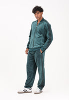 ADIDAS ORIGINALS Pantalone sportivo in velluto SST Adicolor verde da uomo JX1551 . ADIDAS ORIGINALS 