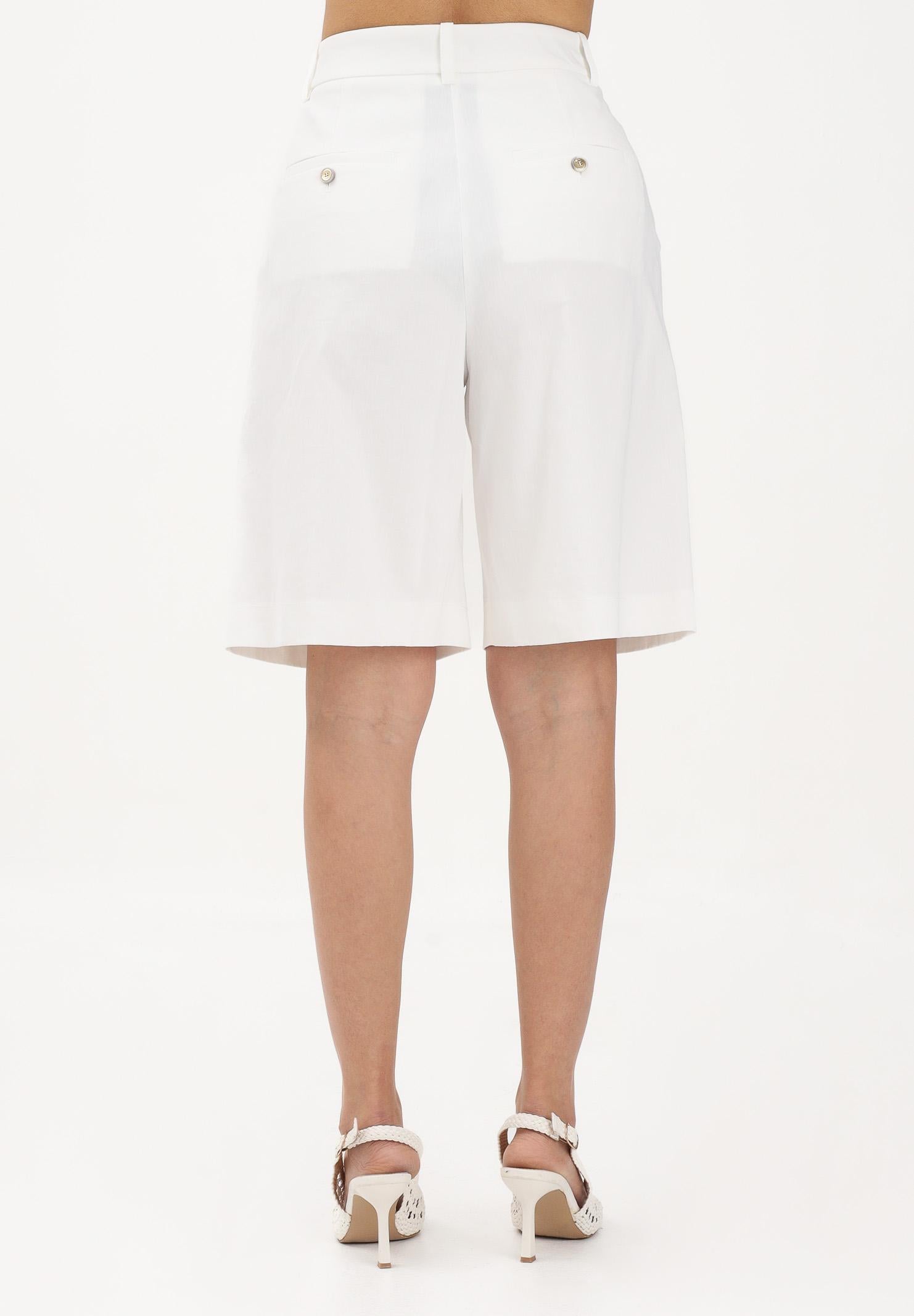 PINKO Bermuda bianco da donna con piega stirata 106594A34I Z05 PINKO 