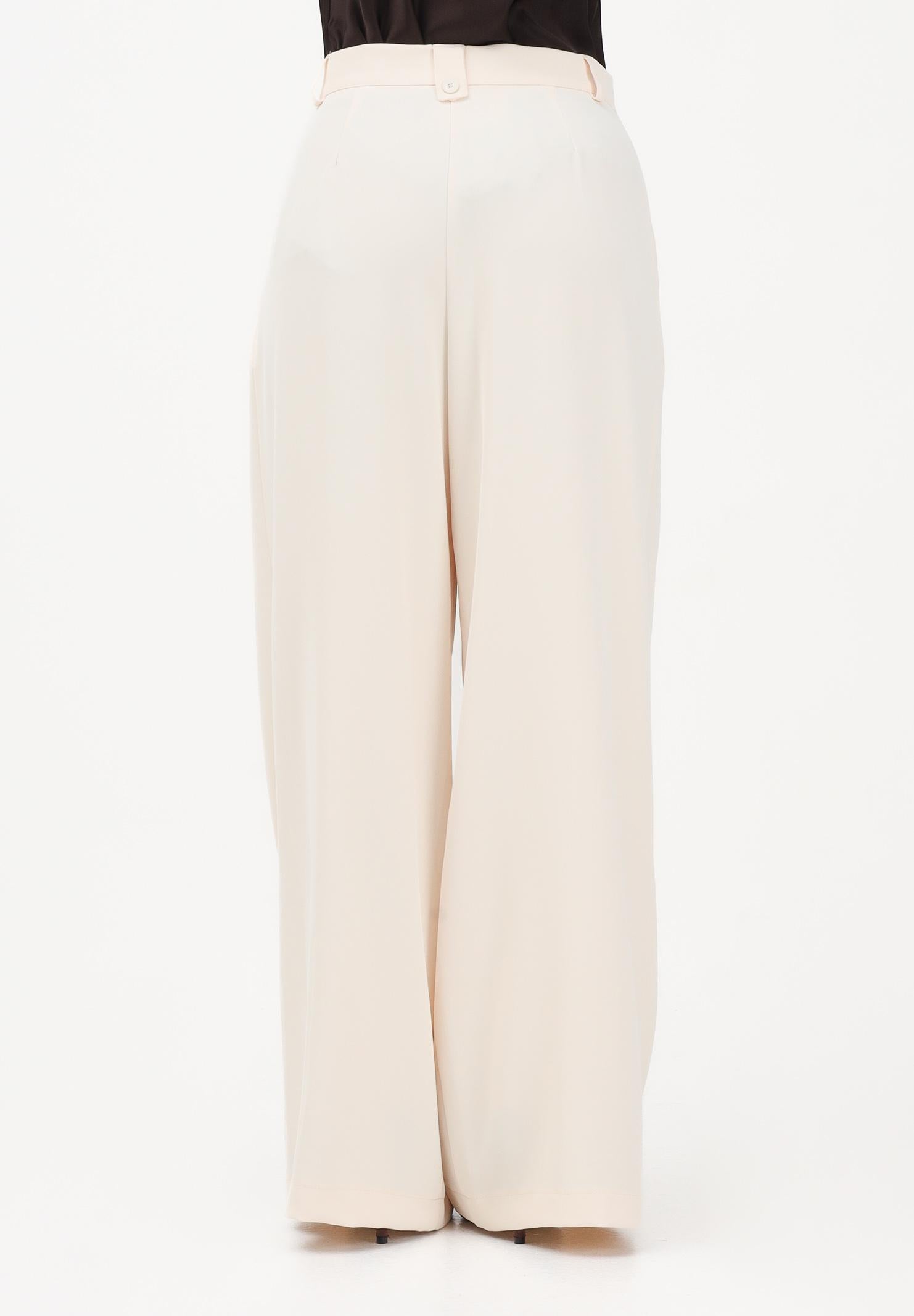 VICOLO Pantalone a palazzo crema da donna TAB1692 RO VICOLO 