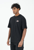 DICKIES GRAYSVILLE t-shirt a manica corta da uomo nera con stampa ed illustrazione sul retro DK0A87QQBLK1  DIckies 