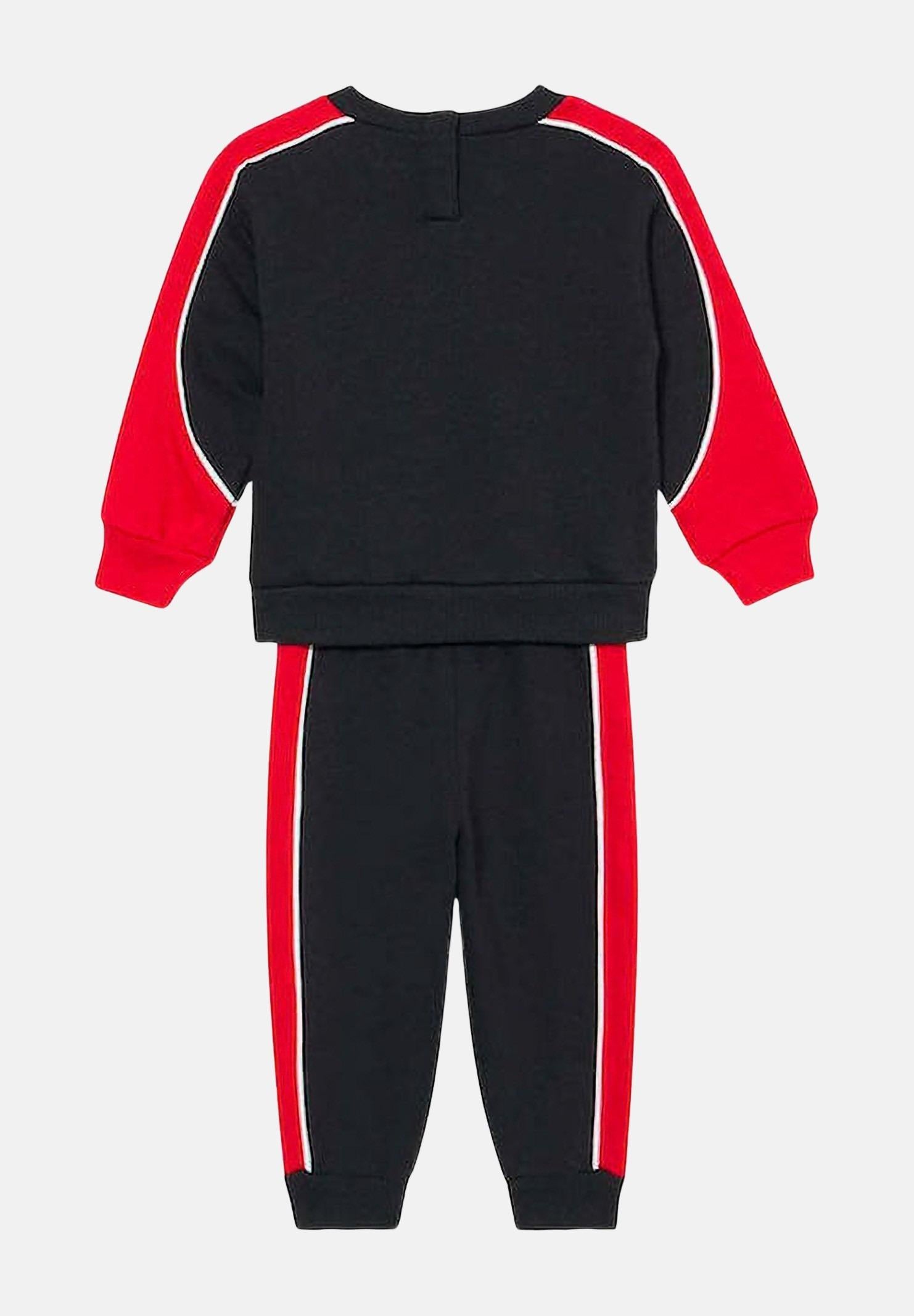 NIKE Tuta nera e rossa da neonato 66N293 023 NIKE 