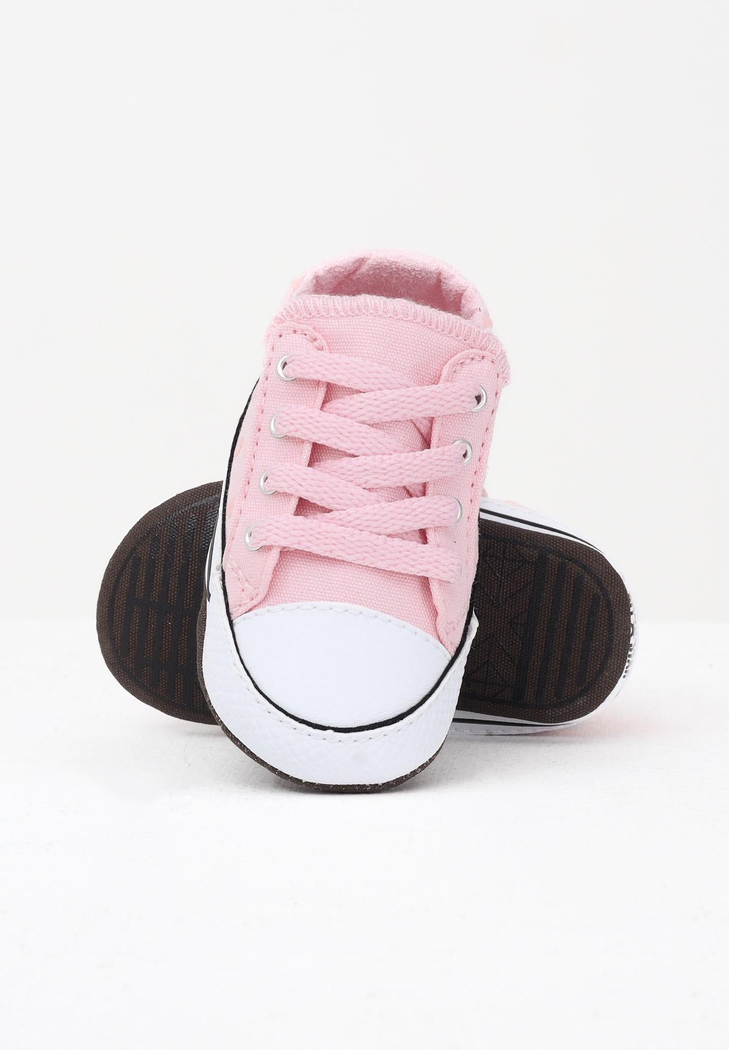 CONVERSE Scarpe da culla Chuck Taylor All Star Polka Dots Baby Crawlers rosa da neonato A14385C . CONVERSE 