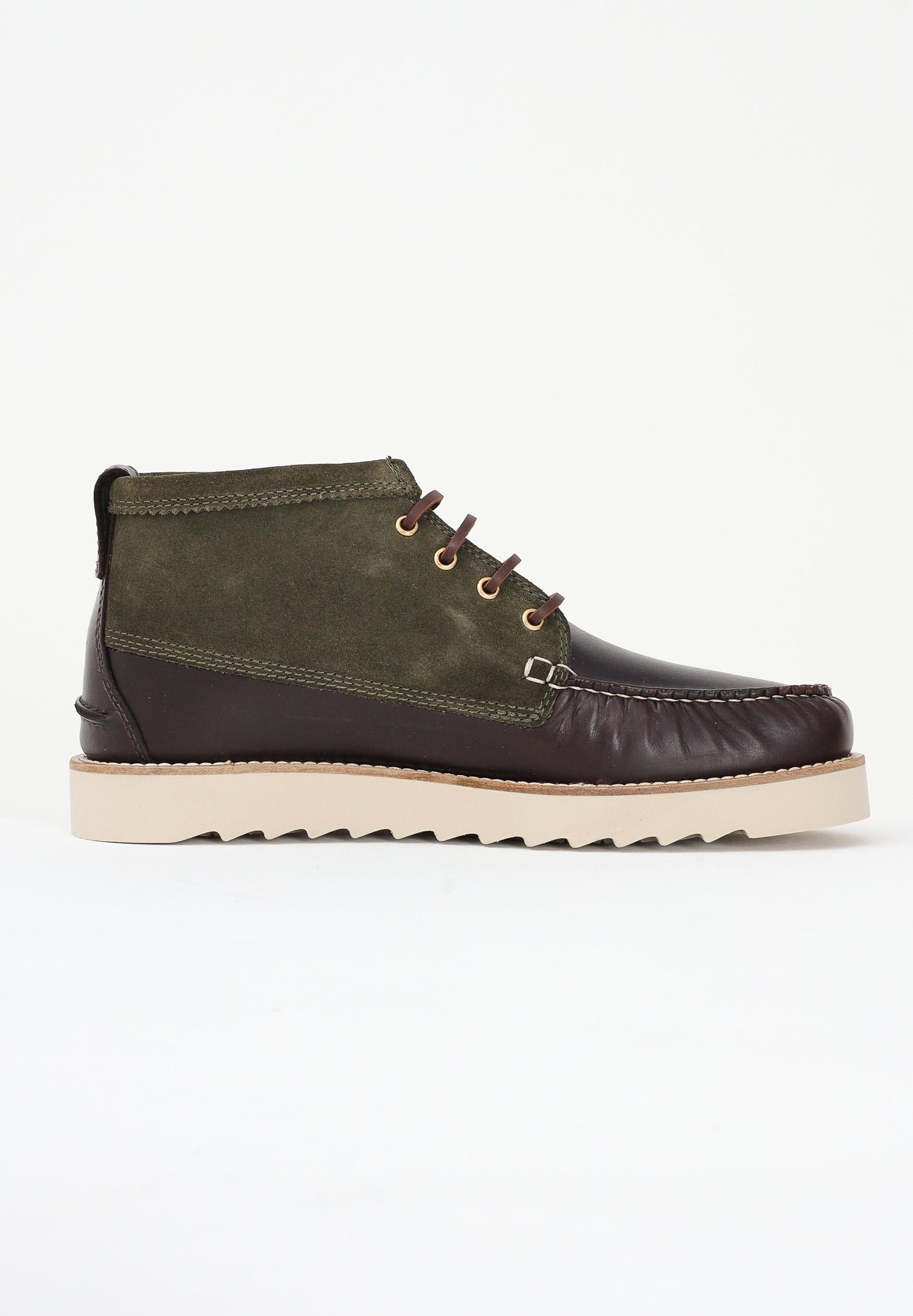 BARBOUR Scarpe Hadston marroni e verdi da uomo 252MMFO0822 OL32 BARBOUR 