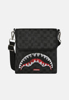 SPRAYGROUND Borsello SCRIBBLE SHARK MESSENGER BAG nero da uomo 910B8228NSZ . SPRAYGROUND 
