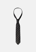 MAR DE MARGARITAS Cravatta nera da donna con sottili righe diagonali MMACW00020 GE03 Mar de margaritas 