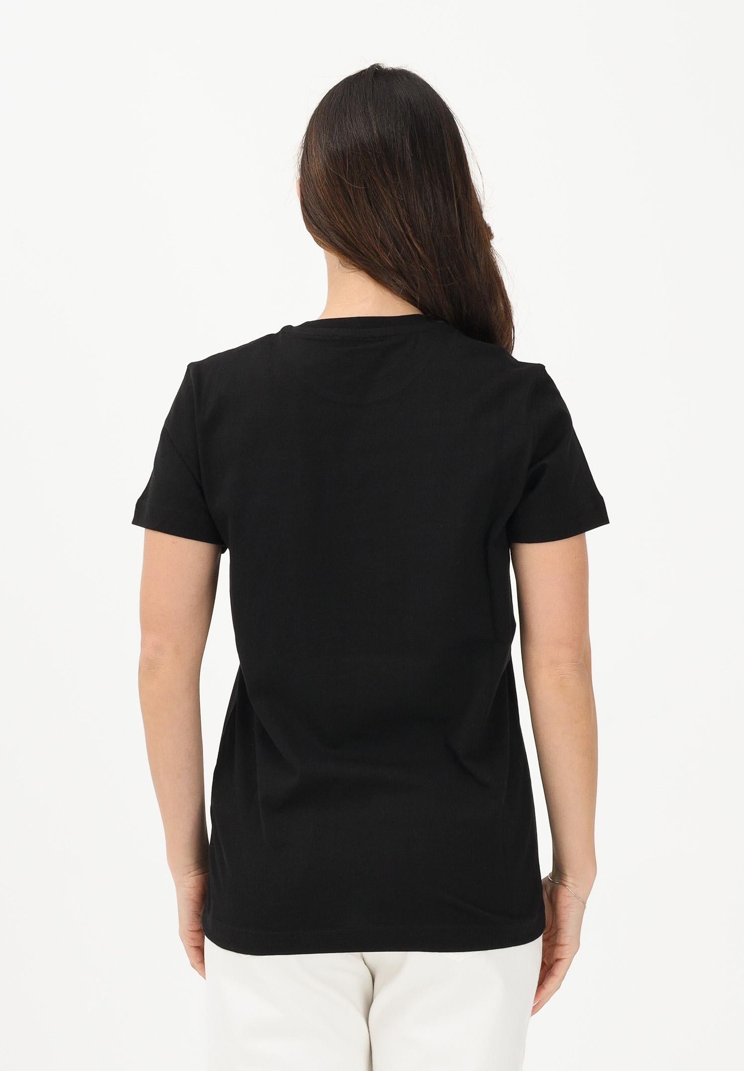 DIESEL T-shirt a manica corta nera per donna, ragazzi e bambini con logo J027710CATM K900 DIESEL 