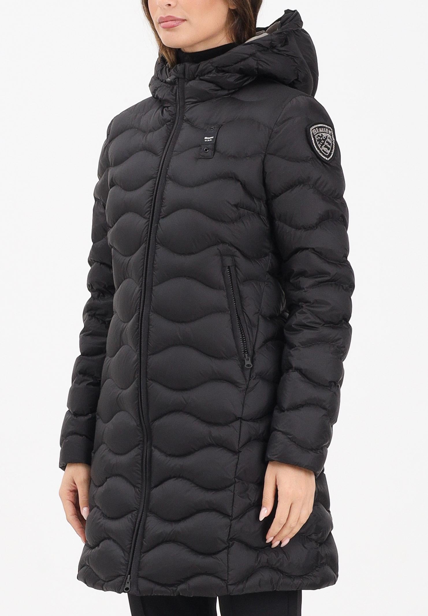 BLAUER Piumino lungo LYNEL nero da donna 25WBLDK03527-006047 999EI BLAUER 