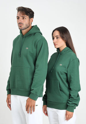 LACOSTE Felpa con cappuccio verde per uomo e donna SH9623 132 LACOSTE 