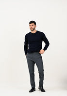 PATRIZIA PEPE Pantalone elegante grigio scuro da uomo 5PA429A1WK S754 PATRIZIA PEPE 