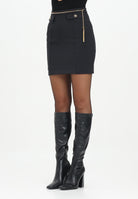 ELISABETTA FRANCHI Gonna corta nera da donna con catena gioiello GO14857E2 110 ELISABETTA FRANCHI 