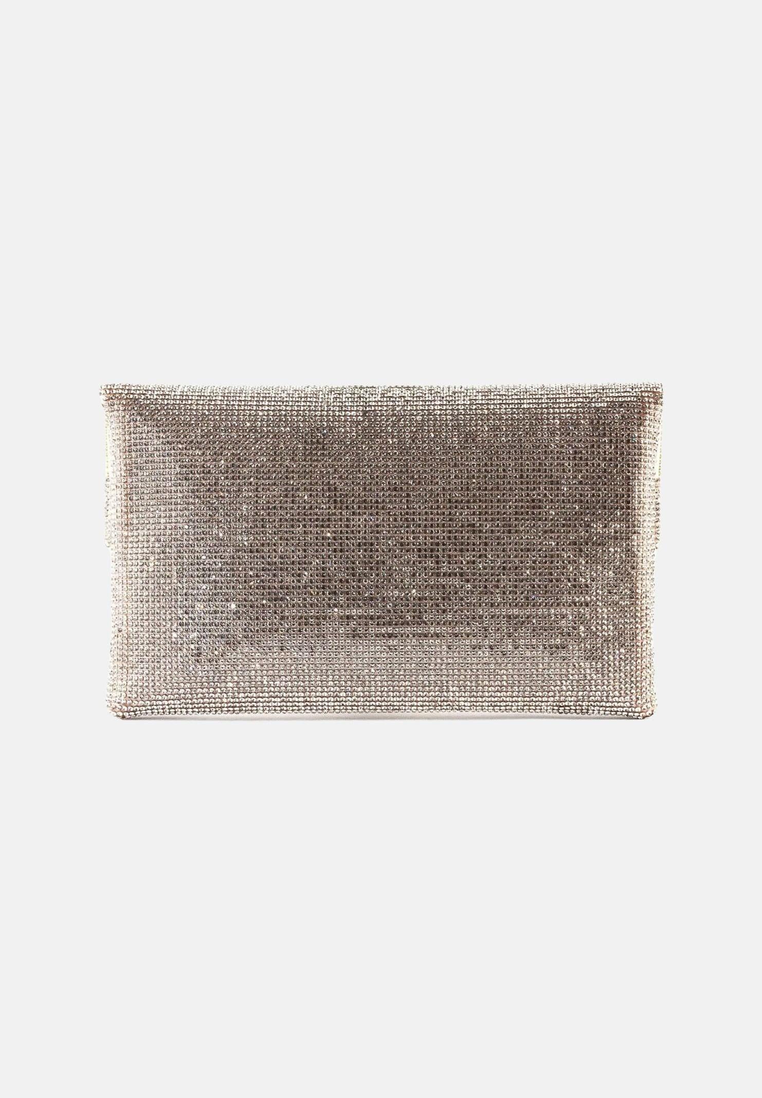 TWENTY FOURHAITCH Pochette cipria da donna rivestita da micro strass BAG0006262P CI TWENTY FOURHAITCH 