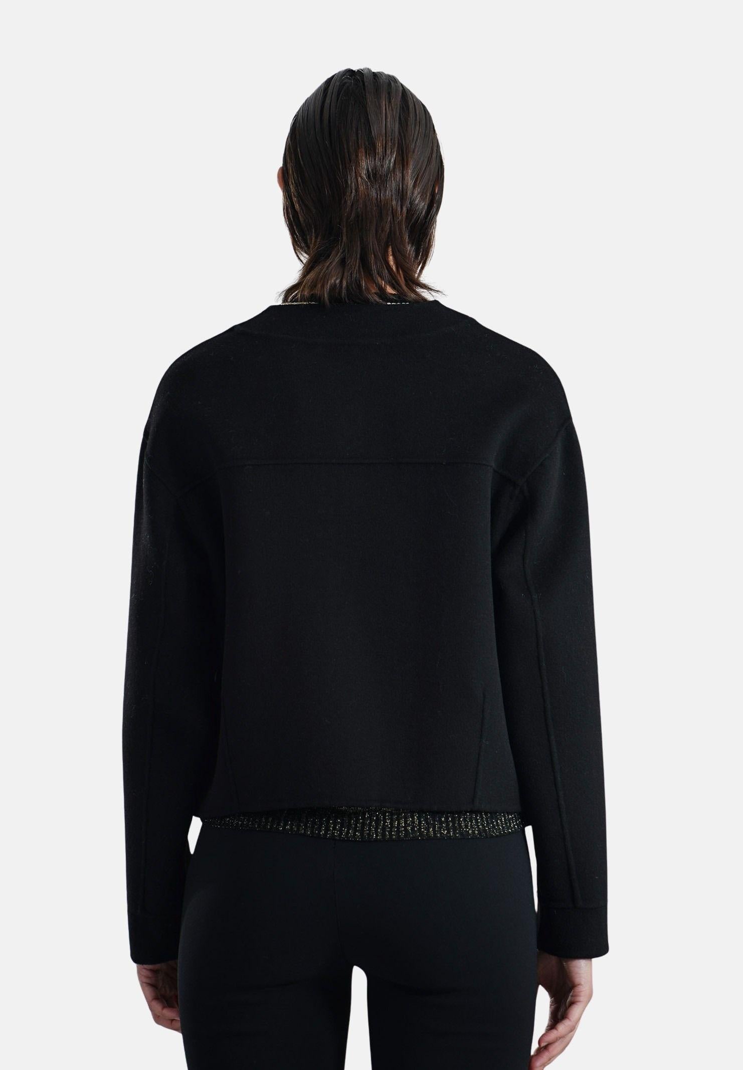 SIMONA CORSELLINI Bomber nero da donna A25CPGBV1001 V0003 SIMONA CORSELLINI 