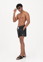 TOMMY HILFIGER Shorts mare nero da uomo con logo UM0UM03852 BDS TOMMY HILFIGER 