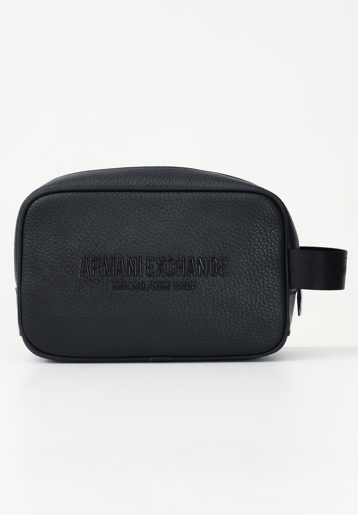 ARMANI EXCHANGE Pochette Uomo Nera Logo