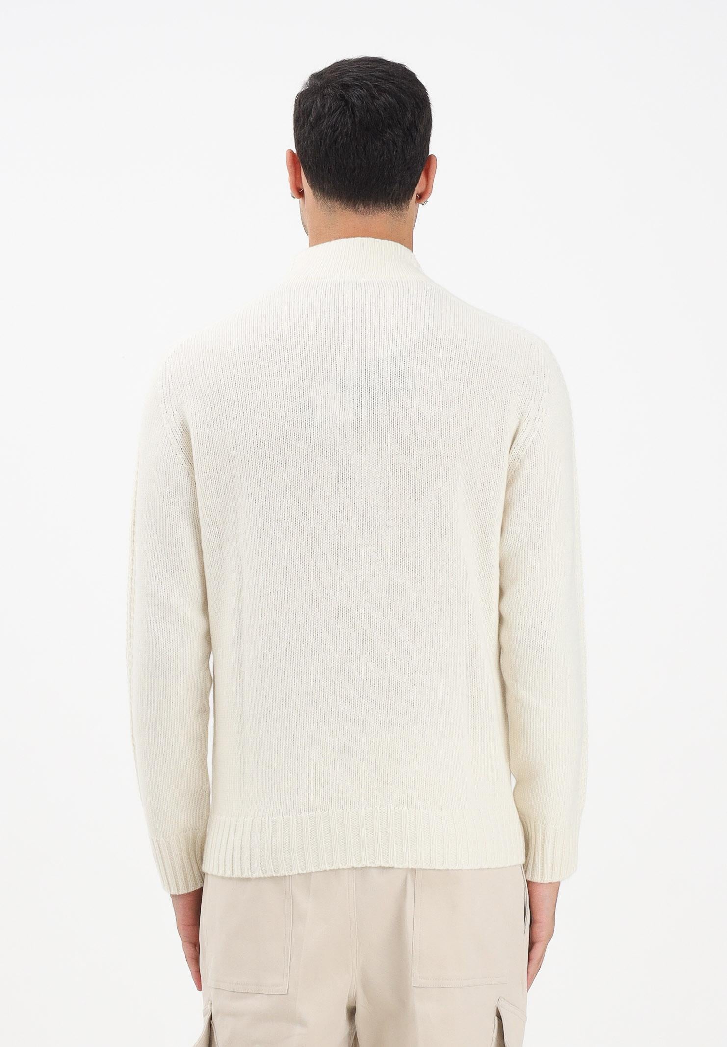 BLAUER Maglione a mezzo collo Joseph panna da uomo 25WBLUM10275-007329 104 BLAUER 