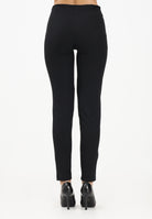 VICOLO Pantalone nero da donna con spacchetti TF1945 NE VICOLO 