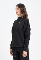 PUMA Felpa a collo alto HER nera da donna 688152 01 PUMA 