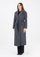 VICOLO Cappotto lungo grigio da donna TF0058 A195 VICOLO 