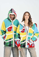 BARROW Giubbotto in pile multicolore per uomo e donna F5BWUAJK119 140 BARROW 