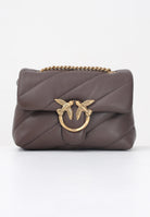 PINKO Borsa a tracolla Mini Love Bag Puff marrone da donna 100039A0F2 L74Q PINKO 