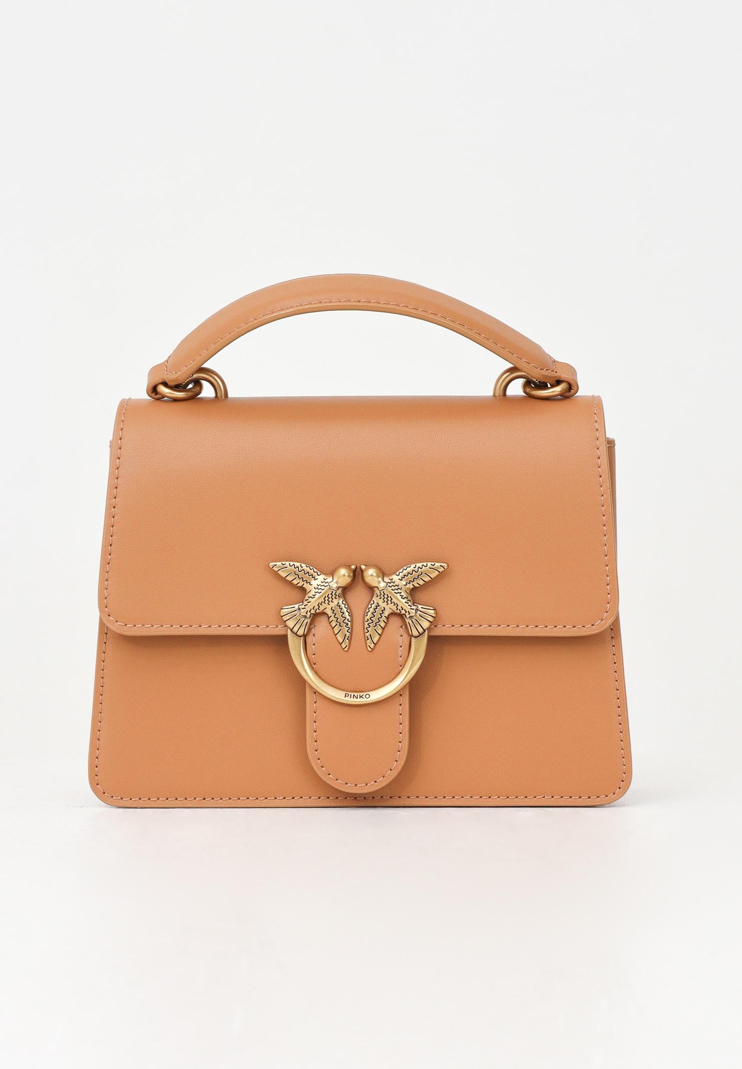 PINKO Borsa a mano Mini Love Bag One Top Handle Light torrone da donna 100071A0F1 C83Q PINKO 