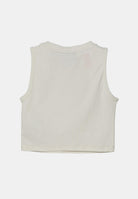 ADIDAS ORIGINALS Top sportivo Ribbed Tank beige da bambina JC8431 . ADIDAS ORIGINALS 