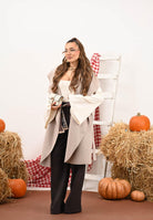 PATRIZA PEPE Pantalone palazzo marrone da donna  in tessuto strutturato con effetto bottonato 2P1700A646 FG48 PATRIZIA PEPE 