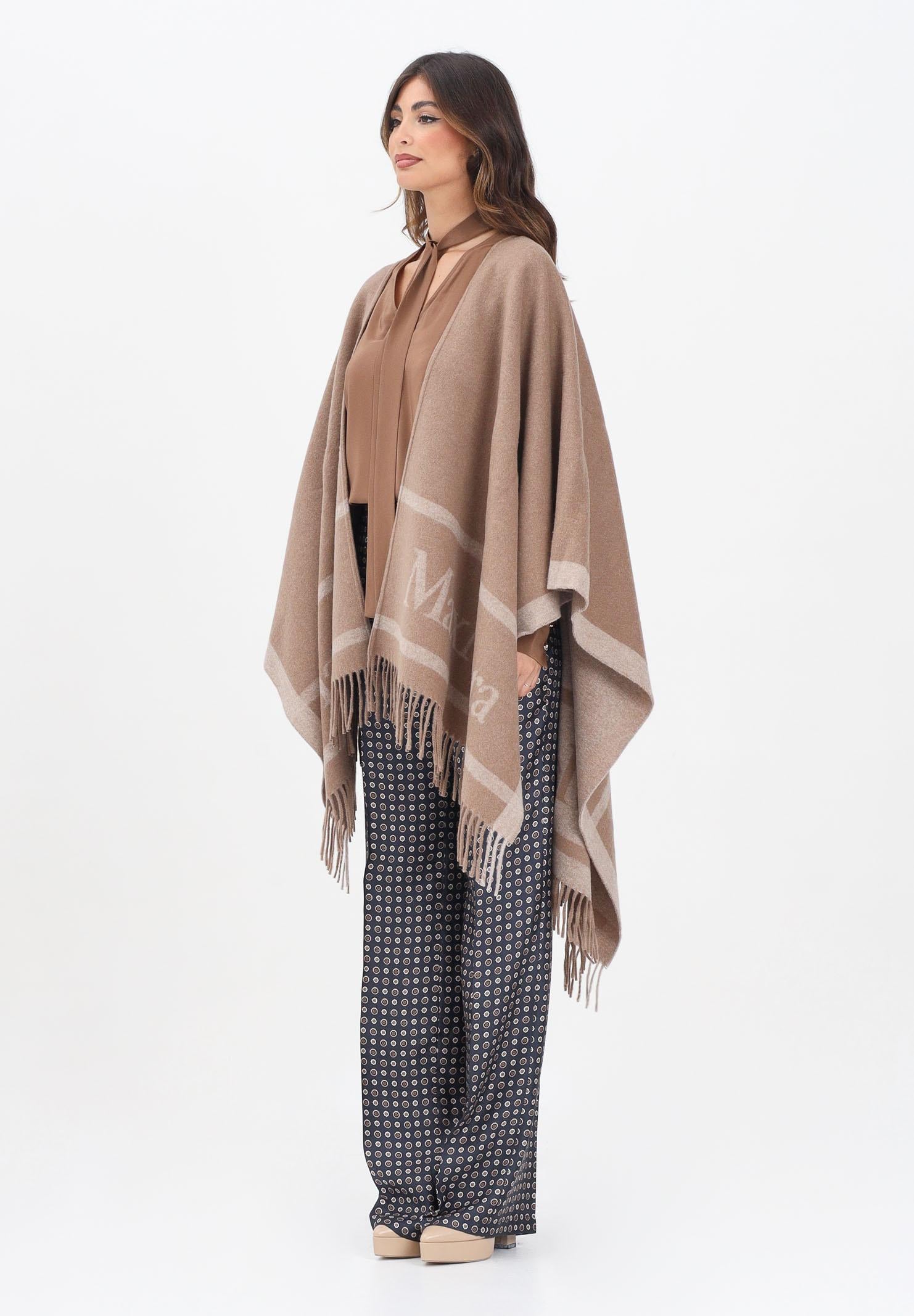 MAX MARA Mantella Color Cammello Donna