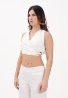 SIMONA CORSELLINI Top crop bianco da donna P26CPTO02101 V0359 SIMONA CORSELLINI 