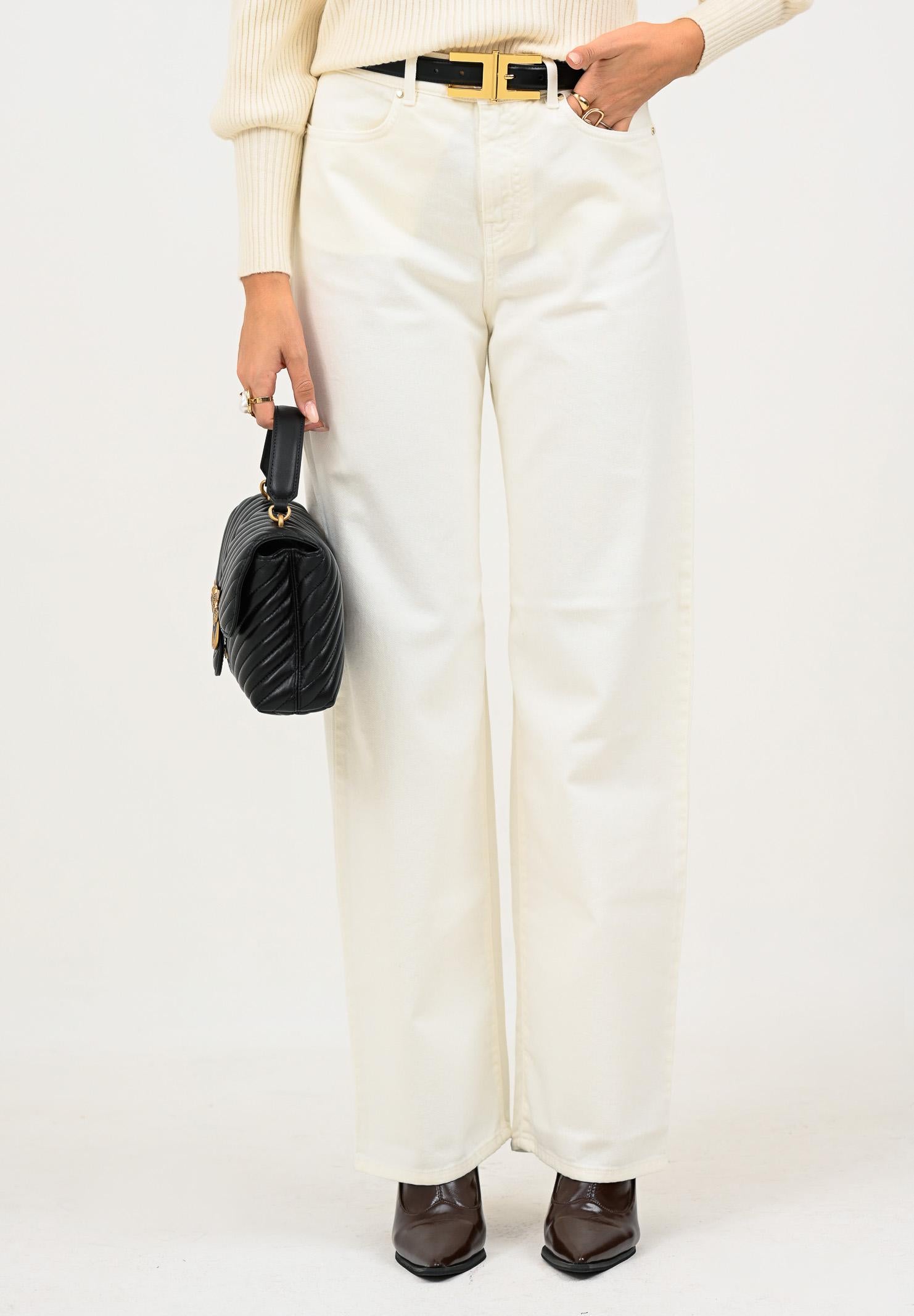 MAX MARA Jeans bianco da donna 2526136142600 008 MAX MARA 