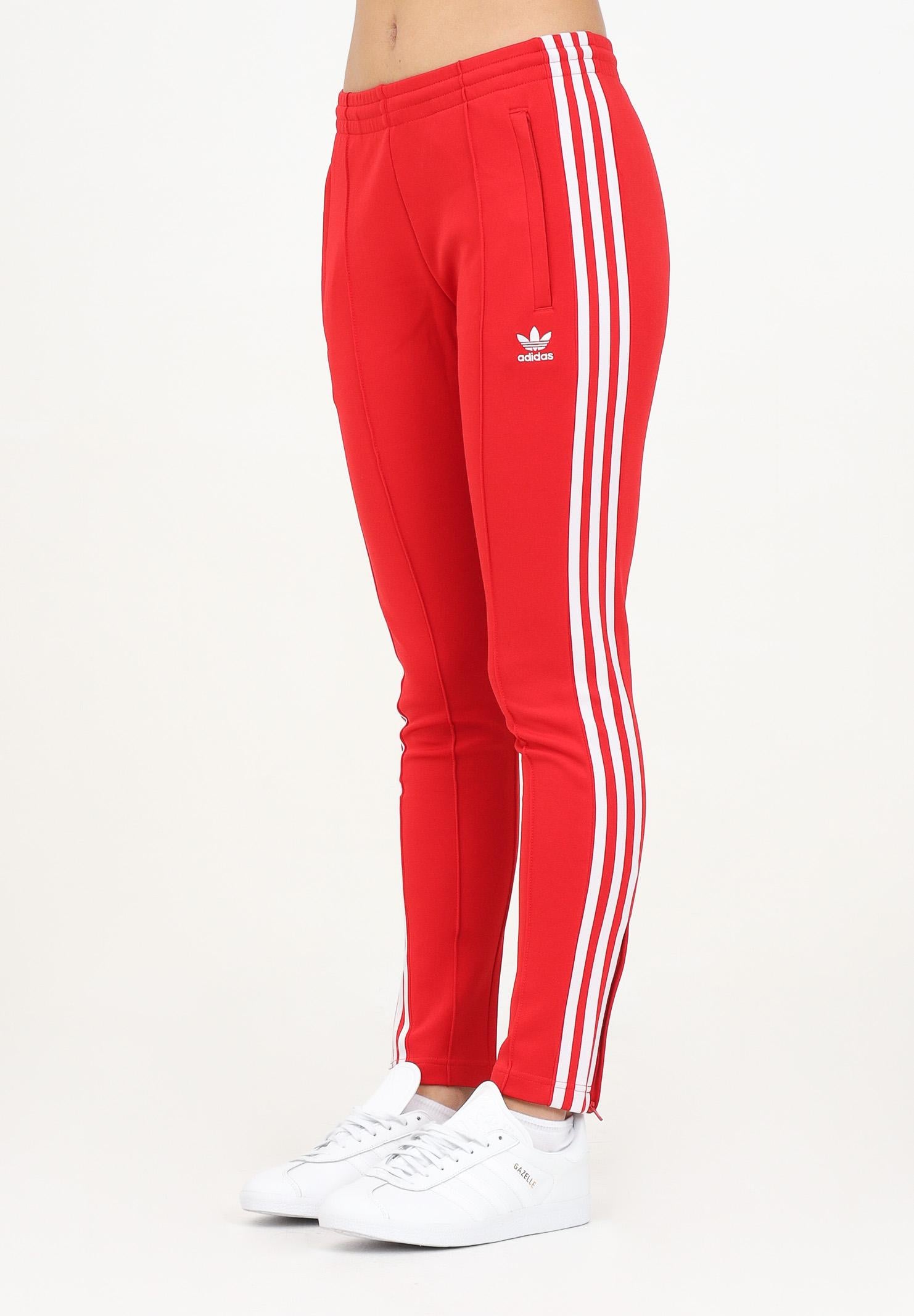 ADIDAS ORIGINALS Pantalone sportivo Adicolor SST rosso da donna IK6603 . ADIDAS ORIGINALS 