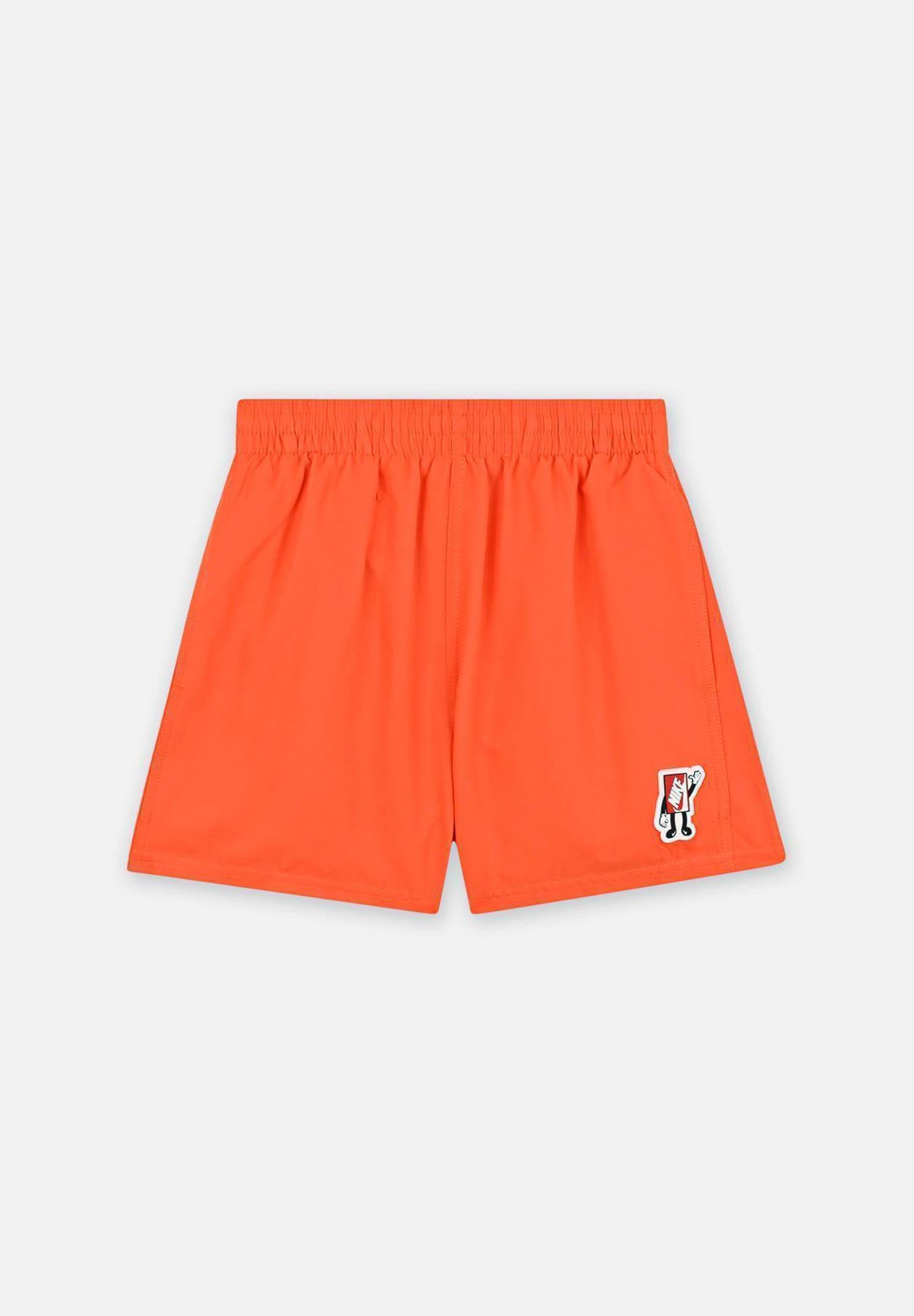 NIKE Shorts mare arancione da bambino con logo NESSF804 840 NIKE 