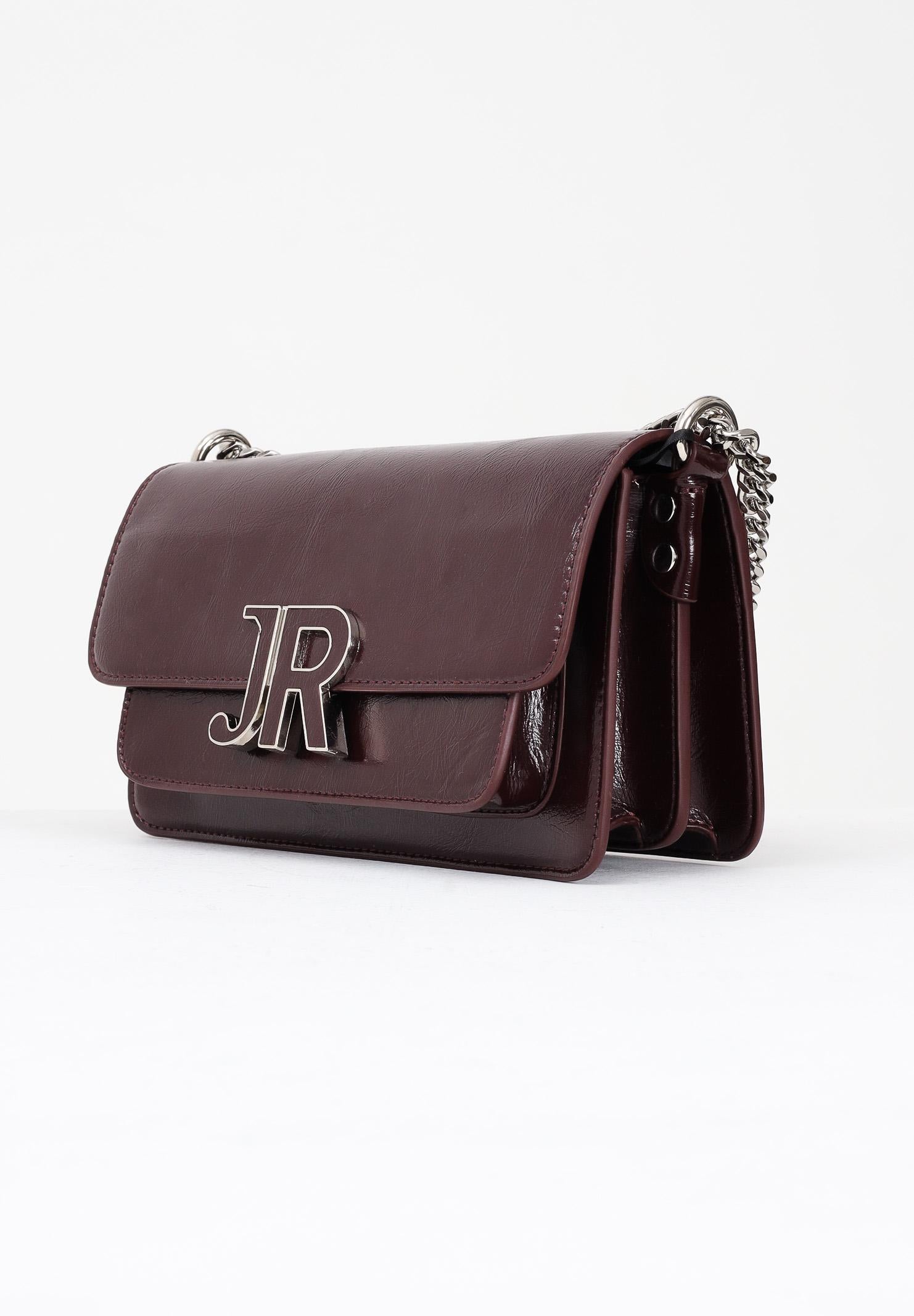 RICHMOND Borsa a tracolla bordeaux da donna con placca JR RWA25227BO WIBU RICHMOND 