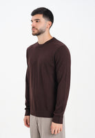 SELECTED HOMME Maglioncino girocollo marrone da uomo 16094647 Demitasse SELECTED HOMME 