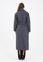 VICOLO Cappotto lungo grigio da donna TF0058 A195 VICOLO 