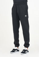 ADIDAS ORIGINALS Pantalone sportivo Trefoil Essentials nero da uomo IY7361  ADIDAS ORIGINALS 