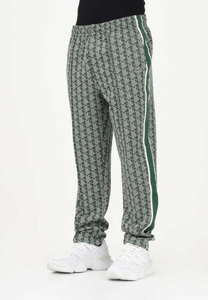 LACOSTE Pantalone sportivo verde da uomo con monogramma Paris XH1440 D1R LACOSTE 