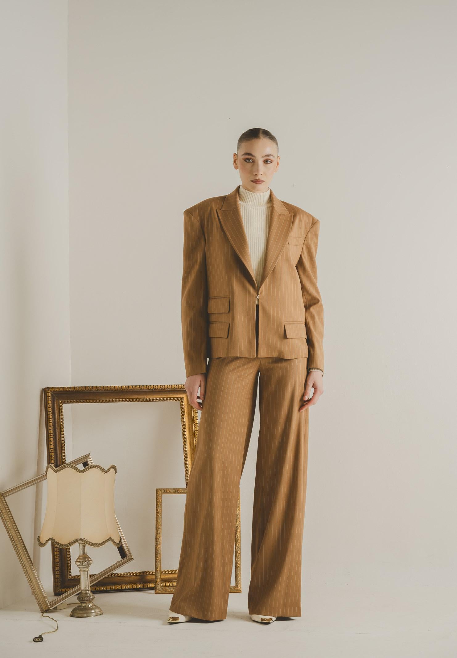 SANTAS Giacca OMBRE miele da donna PV2619 MI SANTAS 