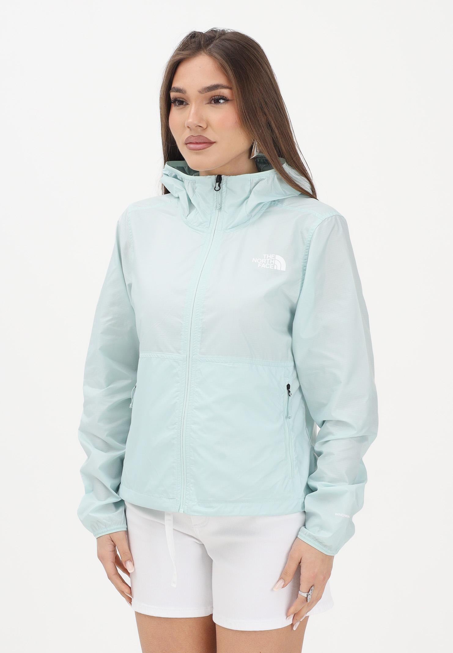THE NORTH FACE Giacca a vento Cyclone verde acqua da donna NF0A8B6GG701 . THE NORTH FACE 