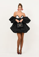 PINKO Abito corto nero da donna effetto balloon 105758Y3LE ZZ2 PINKO 