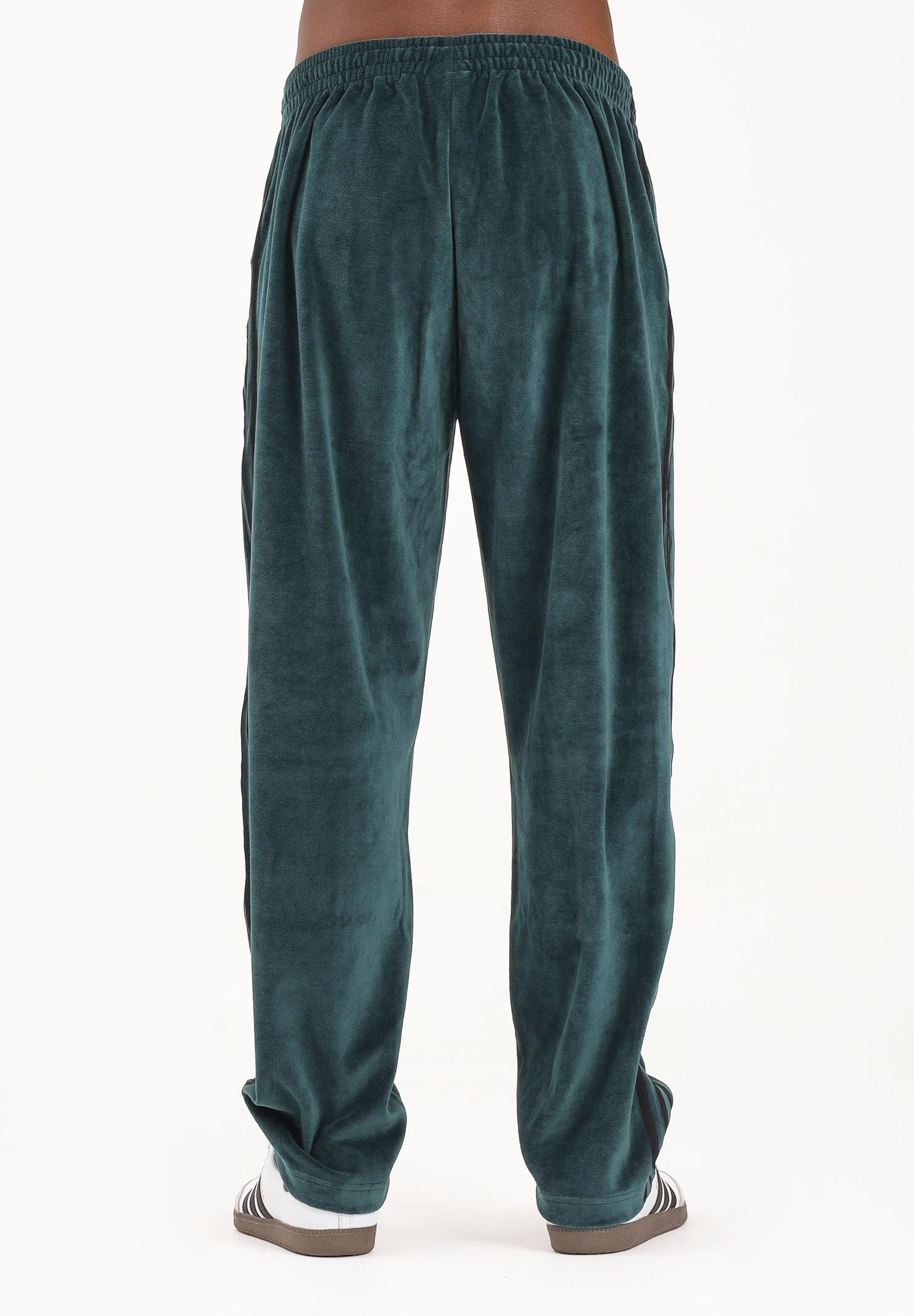 ADIDAS ORIGINALS Pantalone sportivo in velluto SST Adicolor verde da uomo JX1551 . ADIDAS ORIGINALS 